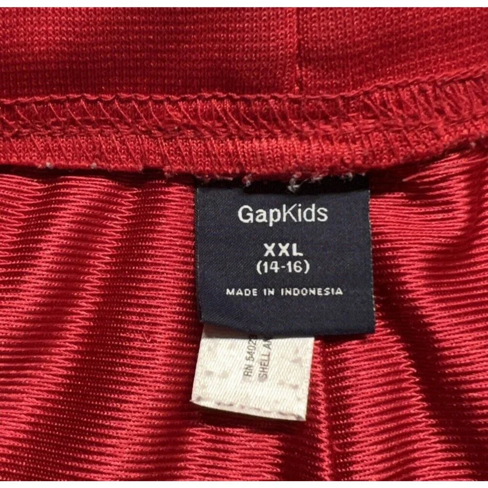Gap Kids Shorts Youth XXL (14-16) Red Athletic‎ Basketball Drawstring Waist